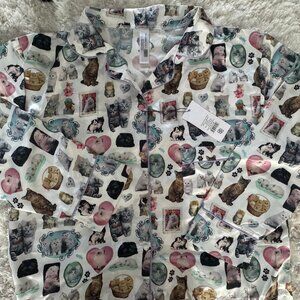 Bluebella x Ashley Williams Luxury Satin Kitten Pajamas